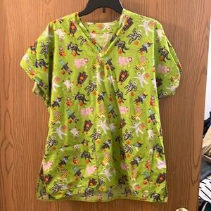 Halloween scrub tops XL. All four included.